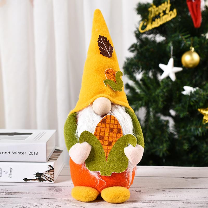Autumn Christmas Faceless Claus Ornament Doll Pendant Christmas Doll