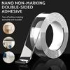 Strong Nano Double-Sided Tape,Heavy Duty Waterproof Adhesive for Walls,Glass,Metal,Plastic,No Residue Removable Clear Nano Glue