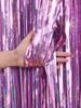 Laser Rain Curtain Tassels & Balloons for Kids' First Birthday Party Decor