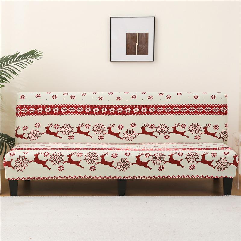 New Style Folding Sofa Bed Cover Sofa Covers Spandex Stretchdouble Seat Cover Slipcovers for Living Room Geometric Print