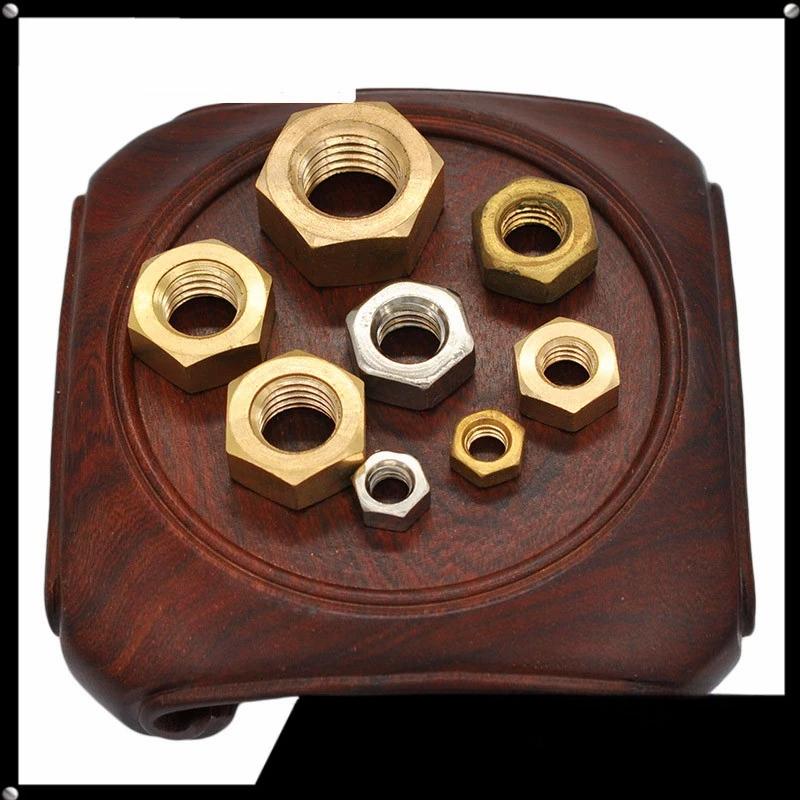M7 DIN934 Медная Латунная H56-4 Шестигранная Гайка M7 (10PCS)
