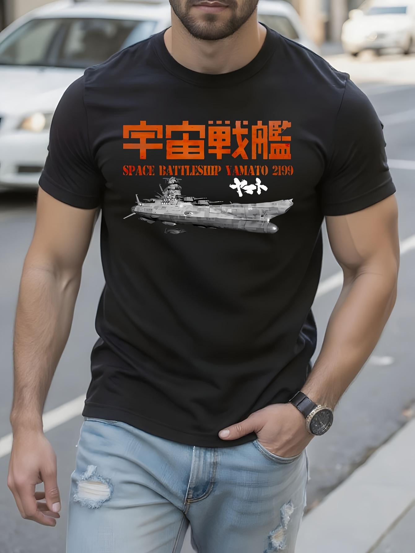 Anime Spaceship Yamato 2199 Graphic Tshirt Graphic Tshirt... XXXL