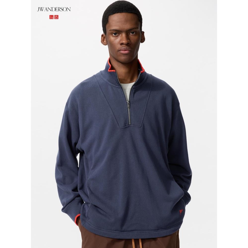 Uniqlo Japan Sweat Half Zip Pullover