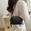 Fashion Versatile Weave Adjustable Shoulder Strap Leather Crossbody Bag Large Capacity Fashion Compartmentary Ladies Commuter Bag