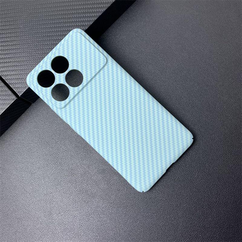 Case For POCO F6 X6 Pro Redmi Note 13 Pro 5G Carbon Fiber Stripe PC Back Cover For Redmi Note13 Pro Plus Bumper Funda