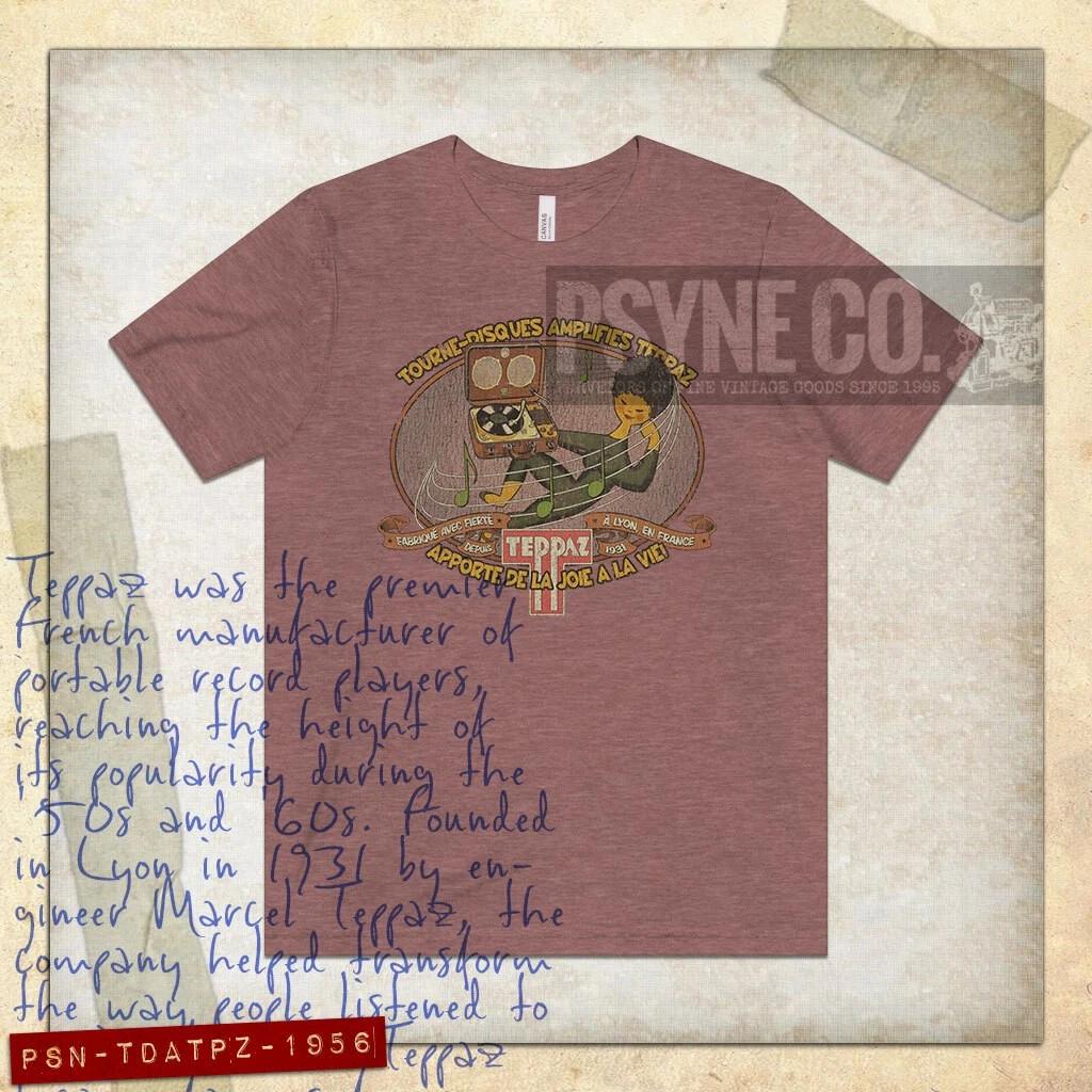 

Tourne-Disques Amplifiés Teppaz 1956 Vintage Men s T shirt 3XL