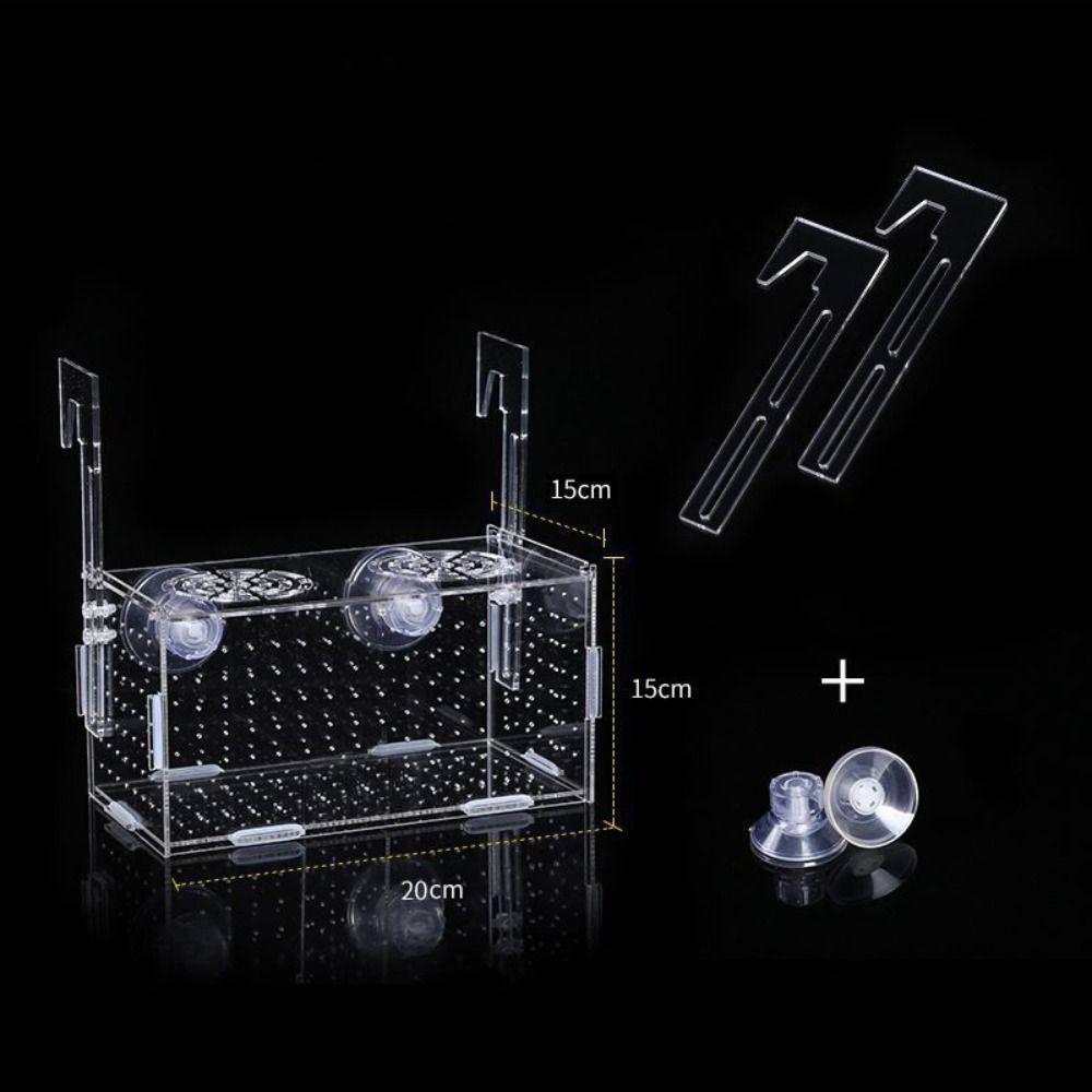 For Baby Fishes Aquarium Accessories Incubator Hatchery Fish Breeding Box Fish Separation Box