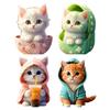 Joiozcon 4 Set Car Aroma , Car Vent Clip, Cute Animal Car