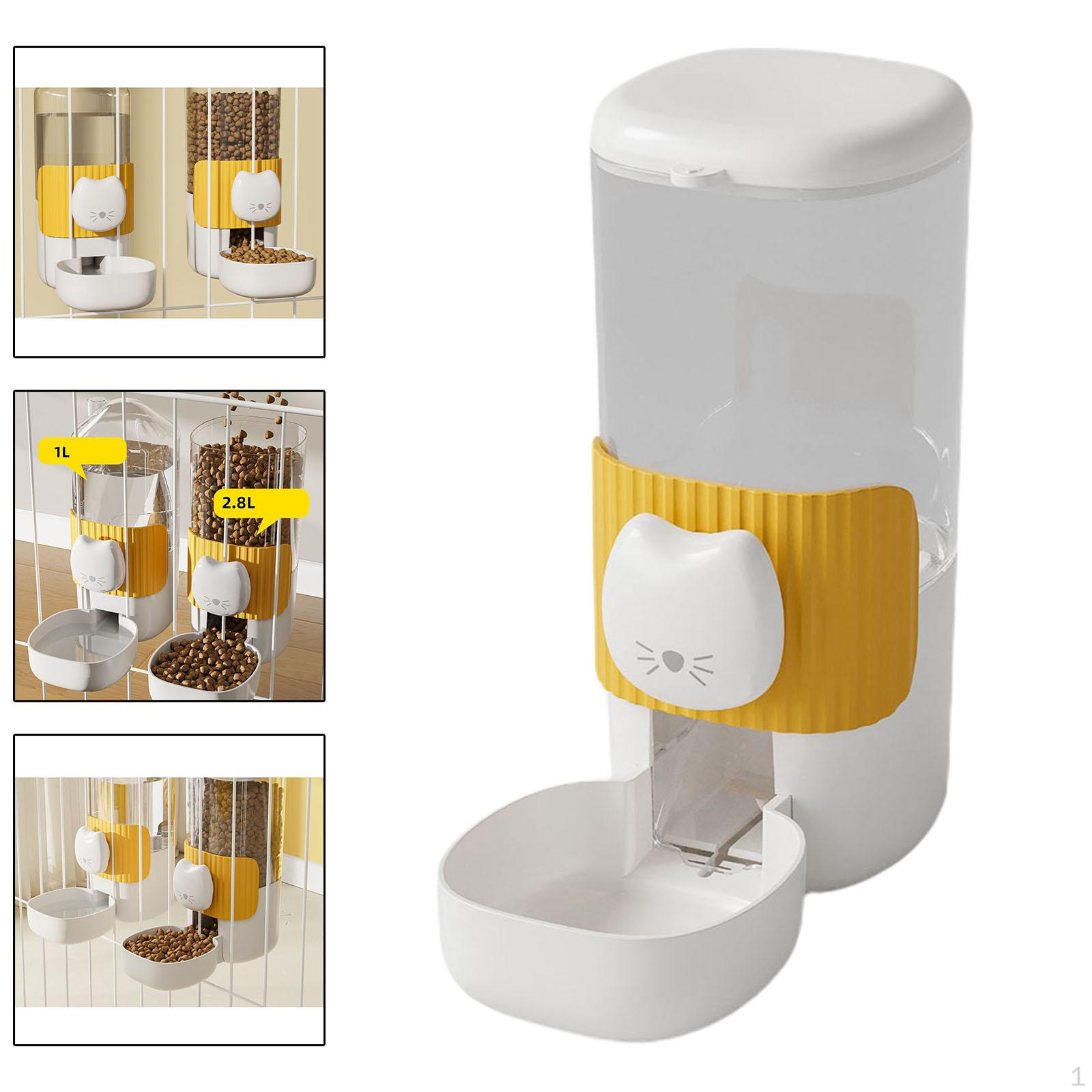 

Автоматическая кормушка для домашних животных для подвесных клеток, дозатор большой емкости для мелких домашних животных food Dispenser