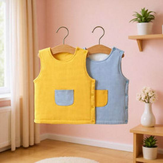 Children's Spring/Summer Cotton Pajamas: Tagless Long Sleeve Set for Boys and Girls