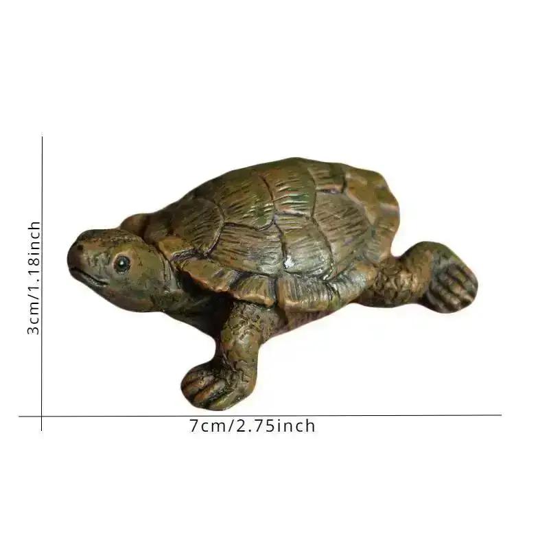 New Simulated Turtle Decorative Crafts Landscape Gardening Balcony Flower Pot Decoration Succulent Resin Jewelry Micro Decor