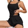 Wasserlösliches Jacquard Mode Freizeit-Shorts und Camisole Pyjama-Set für Damen