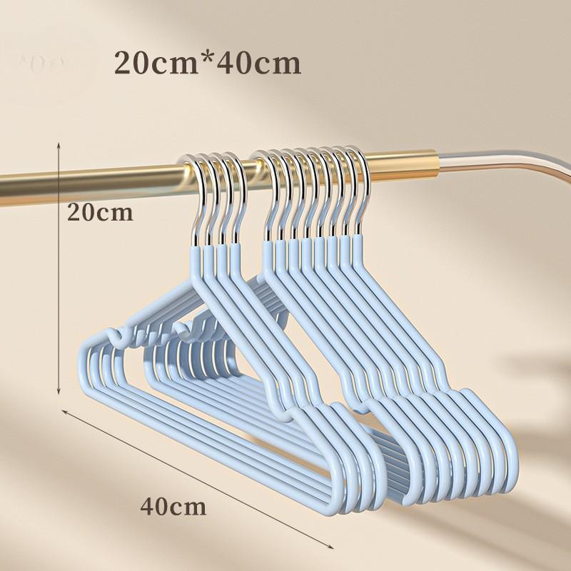 Appendiabiti spesso antiscivolo antiscivolo Appendiabiti in plastica a doppia immersione asciutto e bagnato per riporre i vestiti Stendibiancheria Appendiabiti