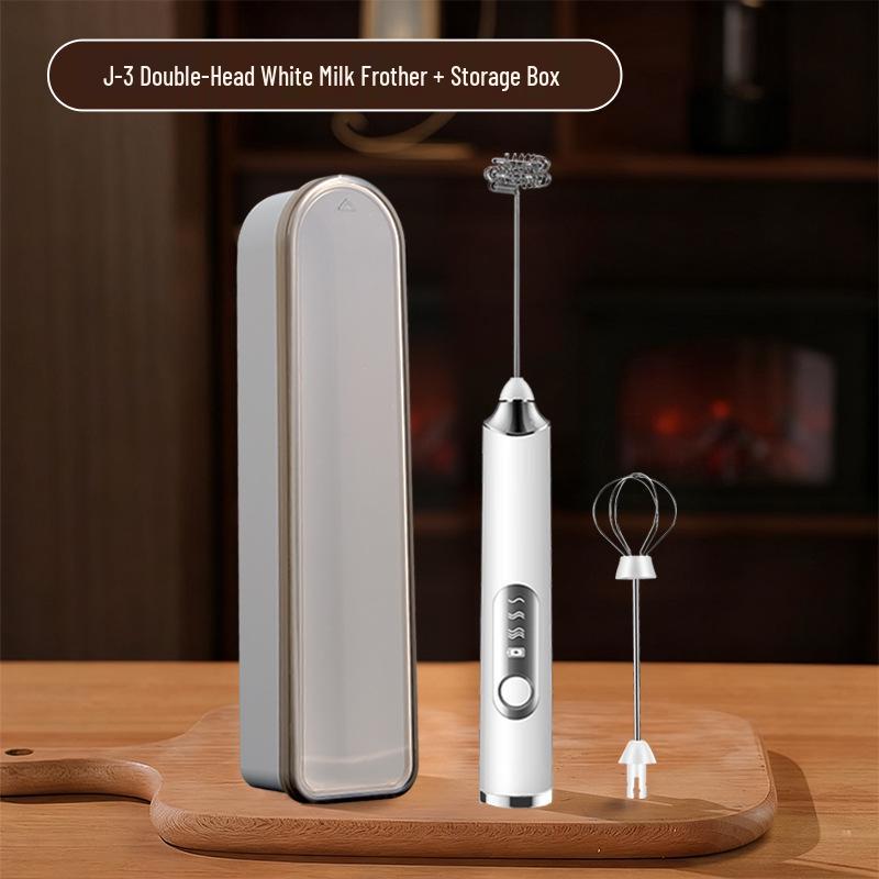 Electric Handheld Milk Frother & Egg Beater for Coffee and More