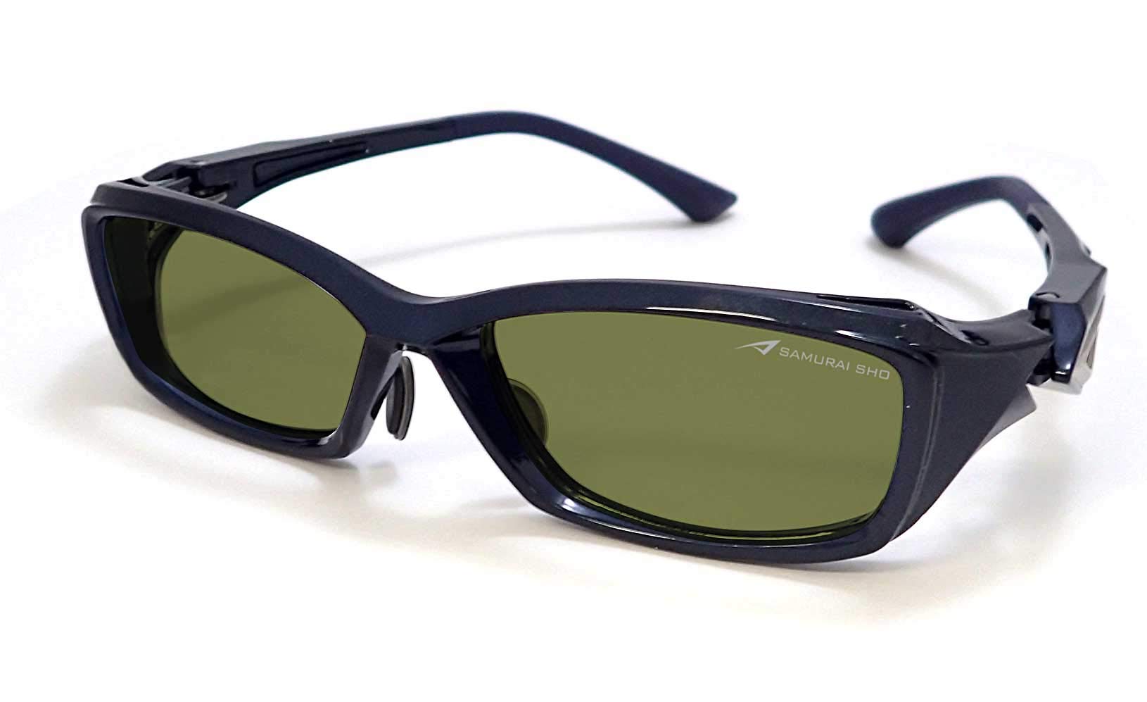 

LENS SAMURAI Polarized Sunglasses 2 Fishing Sports Sunglasses Polarized [Kodak × SHO] FSS-003 Color (Navy)