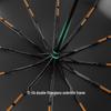 24-Bone Automatic Folding Umbrella: Stylish, Dual-Use Parasol with Sunscreen Protection for Men and Women