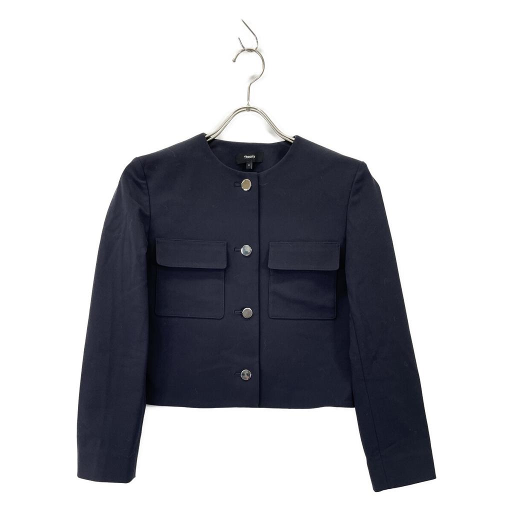 Theory 24 Year Navy NEOTERIC TWILL LS PATCH Jacket Jacket 0 blackUsed