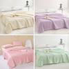 Double Sides Cooling Blanket for Bed Silky Air Condition Comforter Lightweight Cooled Summer Quilt with Cooling Fabric Home