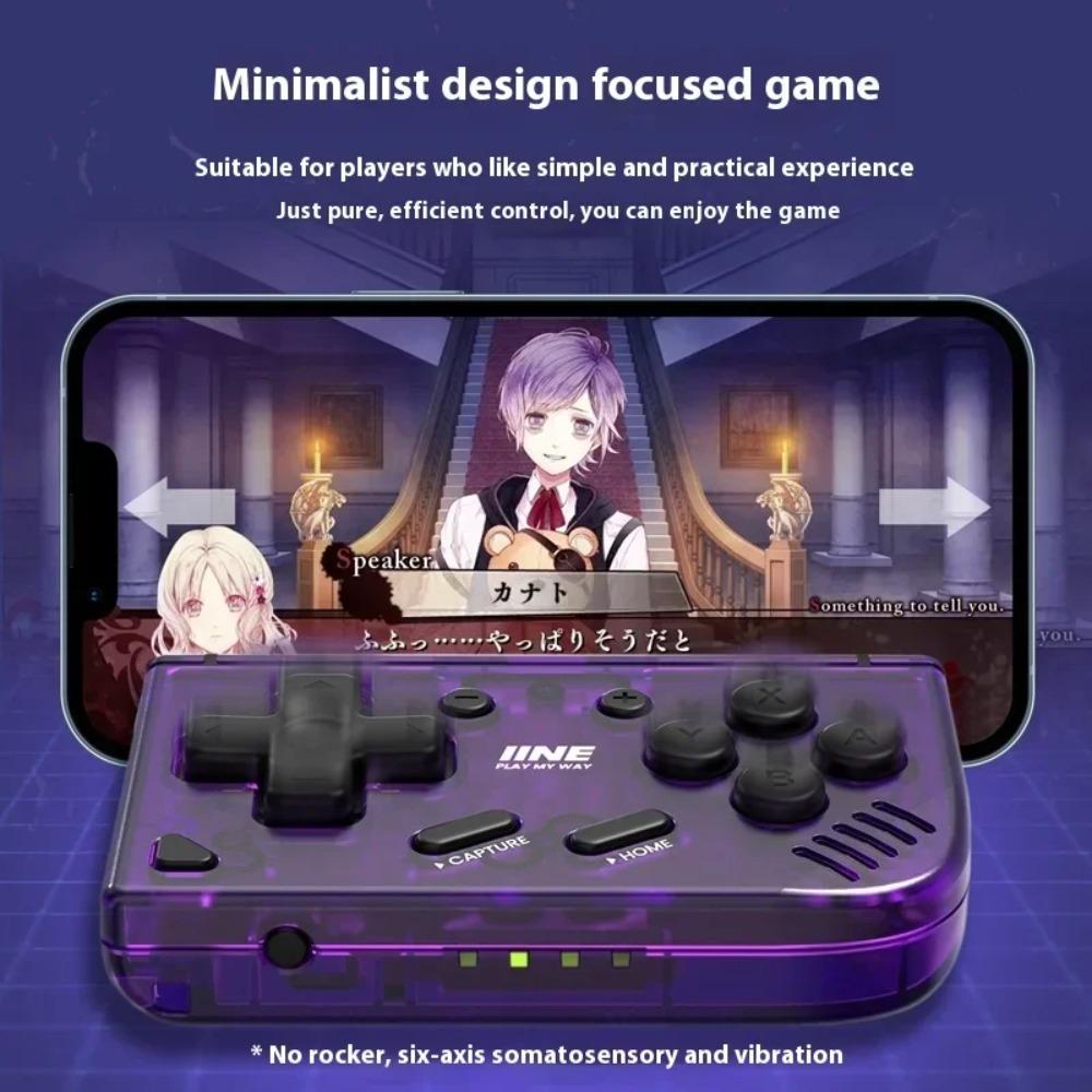 IINE Mini Retro Ananke Controller/ Turbo Function Interchangeable Joystick D-Pad Multi-Platform Controllers Handheld Game Custom