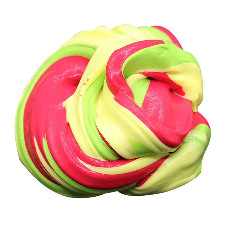 3D Printed Three Color Cotton Clay Poking Clay DIY Colored Butter Venting Funny Extract 60ml Home Decoration Ornament Crafts