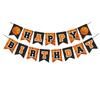 NBA Season Party Tableware: Basketball-Themed Plates, Napkins, and Tablecloth for Fan Birthdays and Celebrations.