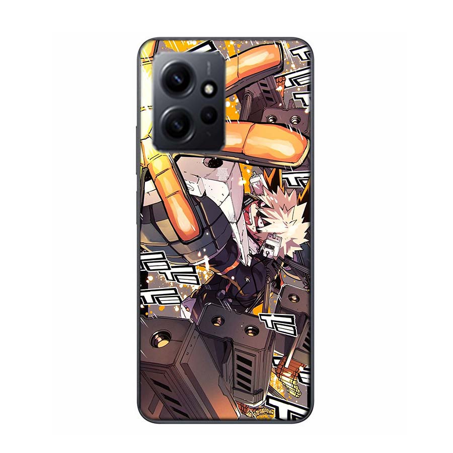 My Hero Bakugou Katsuki Phone Case For Redmi Note 14 15 Pro 5G 13 12 Pro Plus 11 11T 11E 11S 10 Pro 10S 9 9S Cover Cell Clear TP