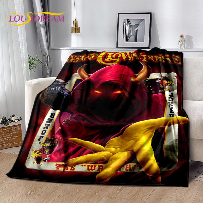 Rap Metal Insane Clown Posse Icp Juggalo Soft Flannel Blanket for Bed Bedroom Sofa Picnic,Throw Blanket for Cover Outdoors Gifts