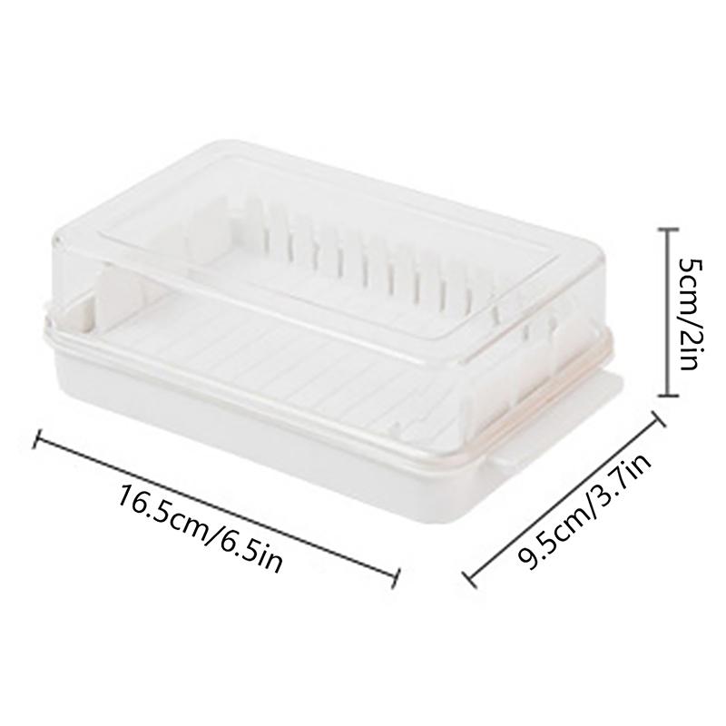 Covered Butter Cutting Storage Box Refrigerator Cheese Cheese Baking Storage Tools Butter Cutting Eco-Friendly Home Accessories