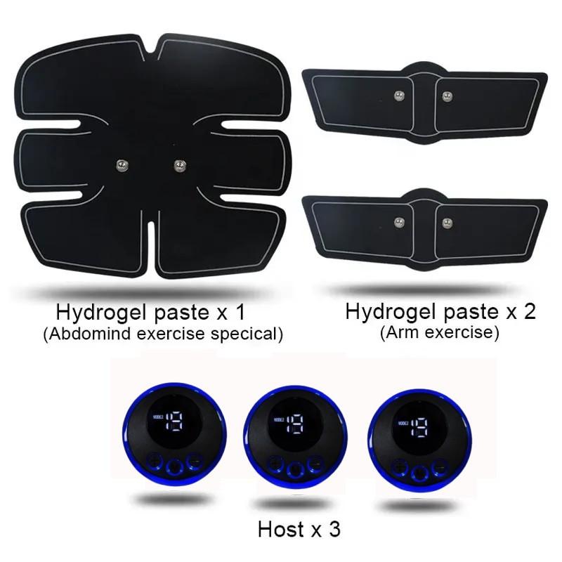 Professioneller EMS Bauchmuskeltoner Digitalanzeige Hochfrequenter Impuls Fitnessgerät Muskelstimulator