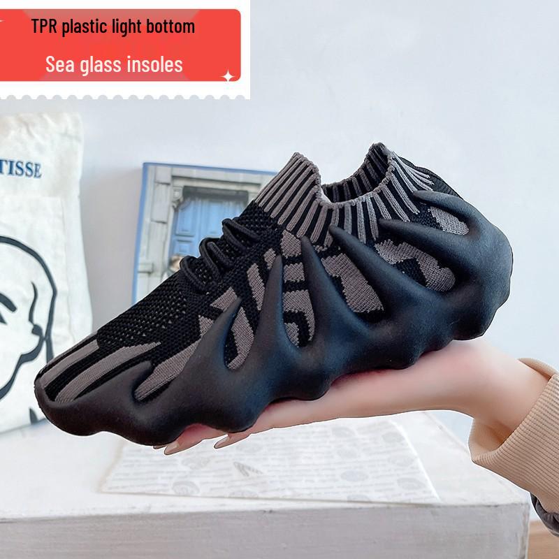 Modne na 2024 rok Octopusowe Trampki Casualowe Flyknit: Oddychające, Koreański Styl, Skarpety Buty Unisex