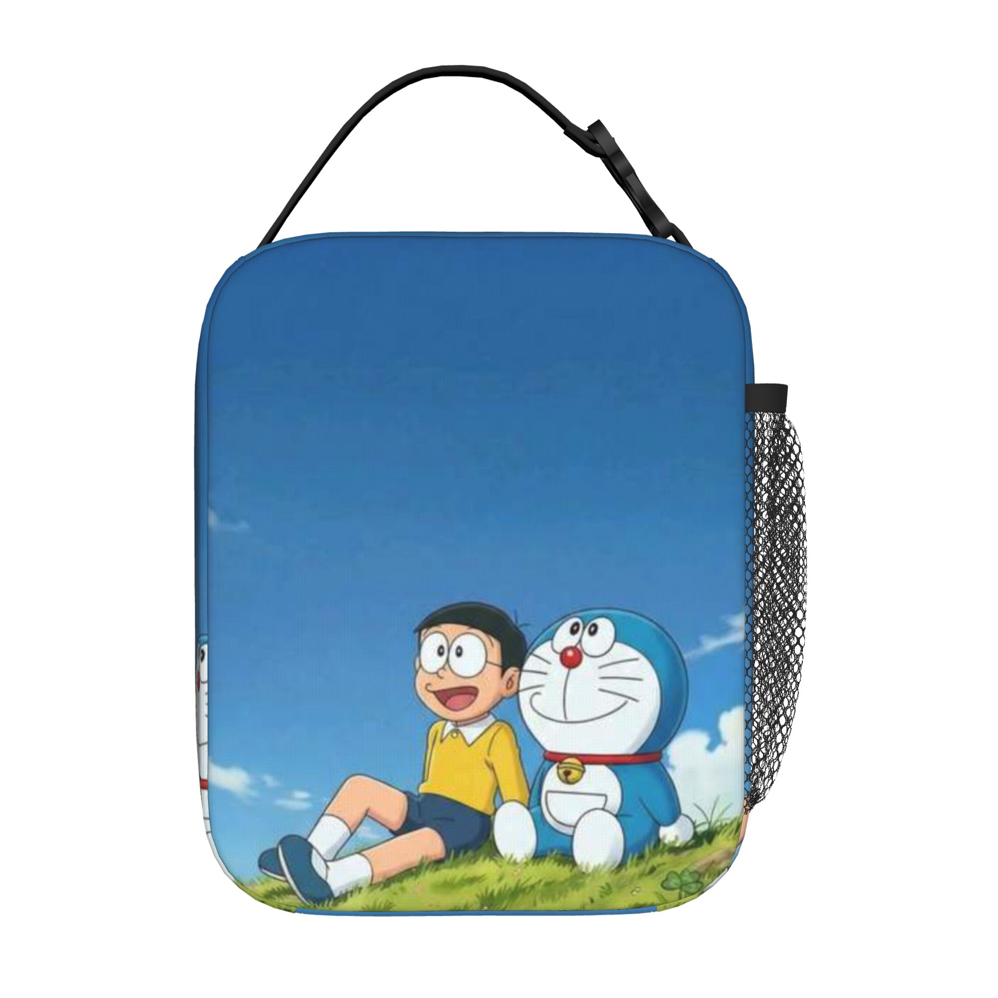 Back to school season Doraemon Lunch Box Bag Future Friend Kawaii Casual Personalised Solid Lunch Bag One Size