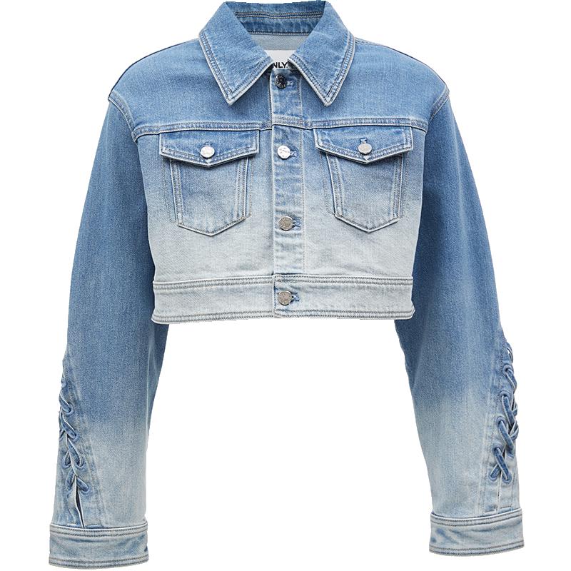 

ТОЛЬКО 2024 Весенняя Градиентная Свободная Джинсовая Куртка M