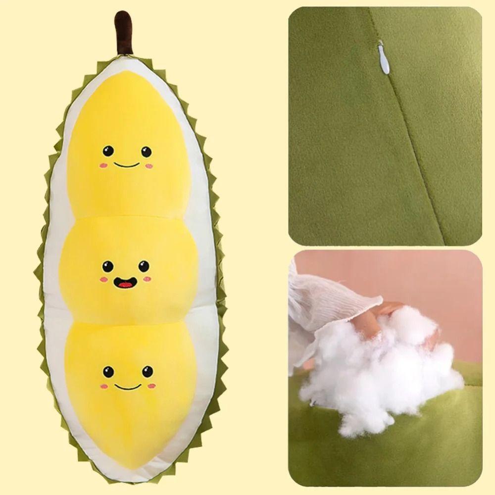 Collection Durian Hugging Pillow Fluffy Durian Plush Toy  Festival Party Decor