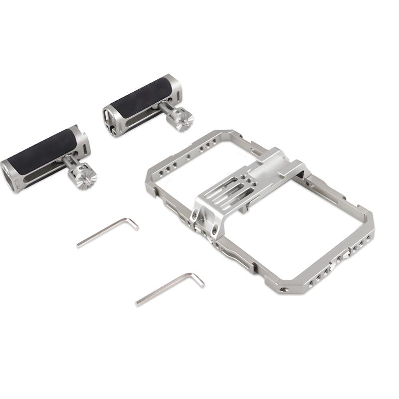 

Видеостабилизатор с двойной ручкой, беспроводным микрофоном и слотом для крепления, для TikTok/YouTube, совместимый с iPhone 16 15 14 Pro Max Galaxy S24