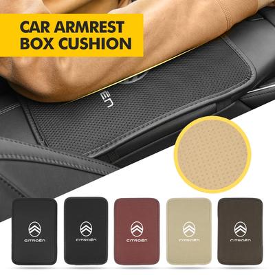 Car Armrest Box Pad Breathable Ice Silk Central Armrest Box For C5 C1 C2 C6 C4L DS3 DS4 DS5 C-Elysee Grand Berlingo