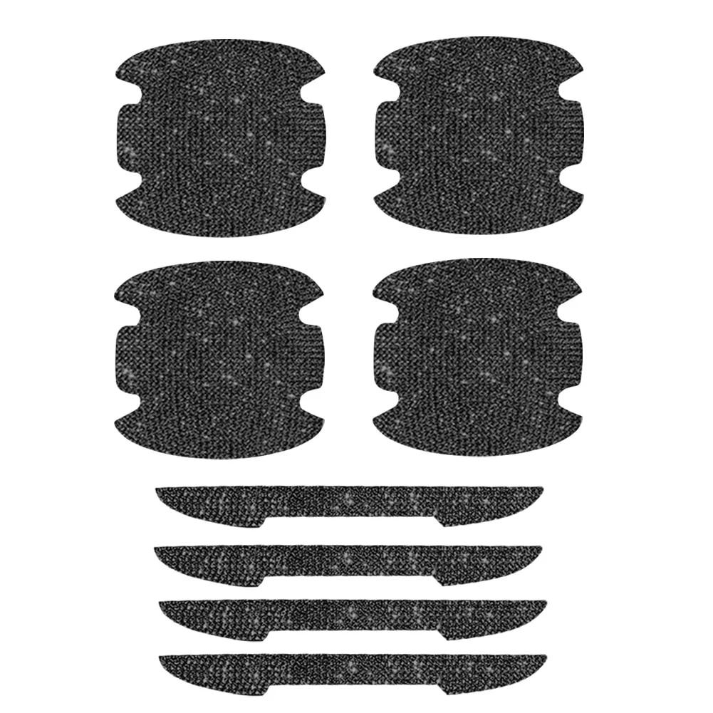 8PCS Universal Car Door Handle Sticker Decal Warning Diamond Auto Strip Driving Safety Bling Car Accessories for Girls Wholesale