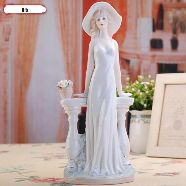 

Керамические женственные статуэтки для декора, 30 см