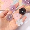 10pcs Cored Flowers Clothing Decoration Artificial Flower Pearl Stamens Clothing Patch  Hat