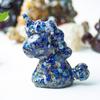 Unicorn Resin Figurine With Handcrafted Crystal Texture For Home Decor And Giftgiving