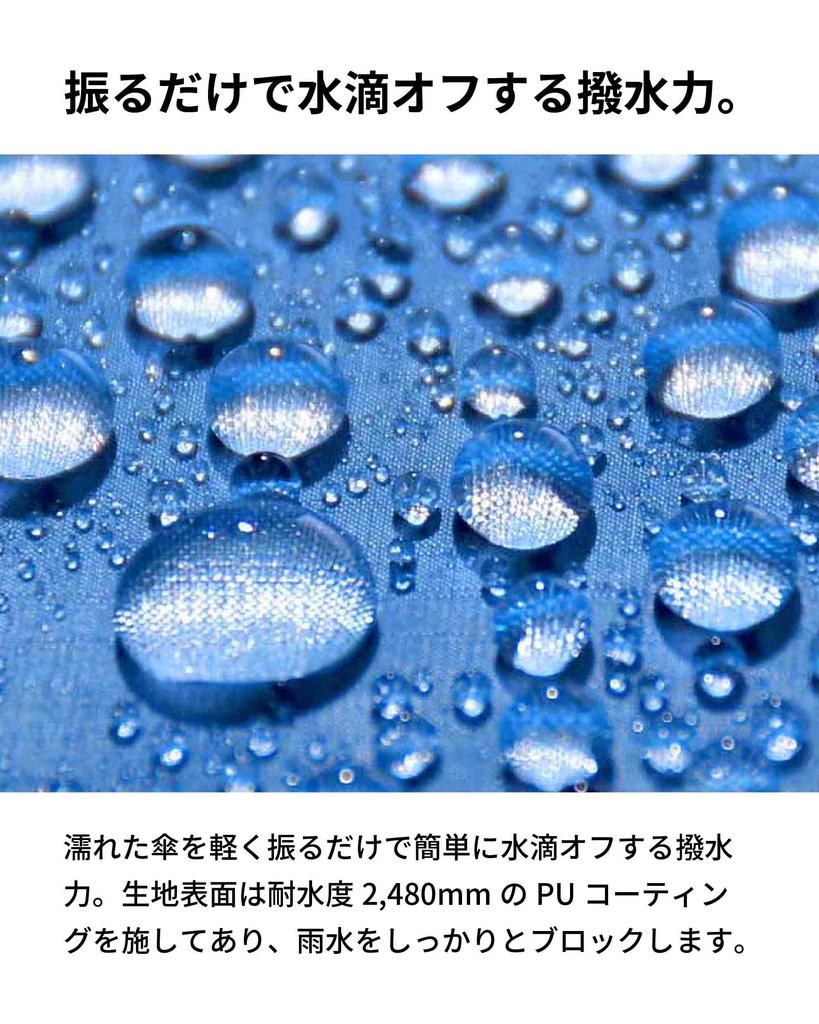 [aso] ALTERNA SLIM Folding Umbrella, Lightweight, Wide, Large, Slim, UV Protection, Carbon Fiber (Black)