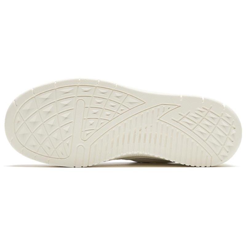 Anta Gentle Breeze Durable Breathable Low-Top Skateboard Shoes Women's Ecru Sneakers 922418065-4