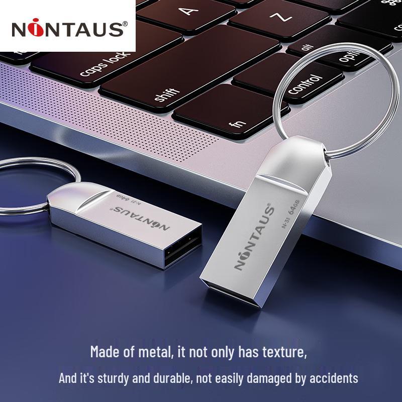 Jinzheng N-33 All-Metal Waterproof USB 2.0 Flash Drive with Steel Ring