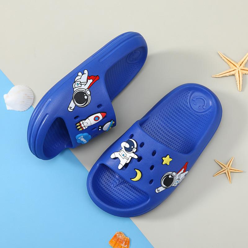 

Детские шлепанцы Eva для мальчиков и девочек, летние нескользящие мультяшные домашние сандалии, мягкие, разных цветов StyleL,40-41