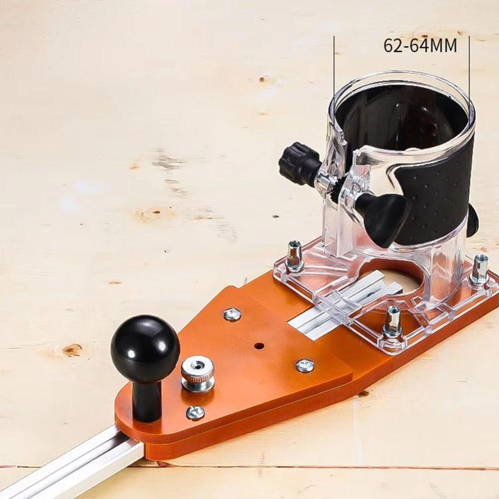 Adjustable Guide Circle Cutting Jig Ergonomic Ball Handle Router Circle Cutter Circle Slotting