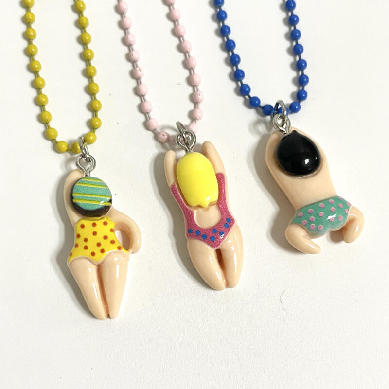 

Swim Bag Water Play Keychain Charm Making Supplies Accessories pink