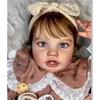 NPK Clearance Sales 24Inch Huge Baby Toddler Reborn Lottie kit Doll Unfinished Doll Parts included Cloth body and Eyes