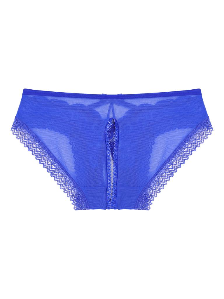 Muži Sexy Krajka Spodní prádlo Kalhotky Kalhotky Sissy Spodní prádlo Bowknot Kalhotky bez rozkroku Spodní kalhotky Noční prádlo