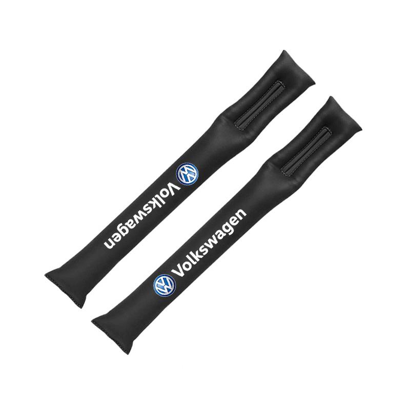lmn1 2Pcs Leather Car Seat Gap Filler Strip Gap Plug For VW Golf Tiguan T-Roc Polo Passat ID.4 T-Cross ID.3 Taigo ID.7 Atlas Beetle