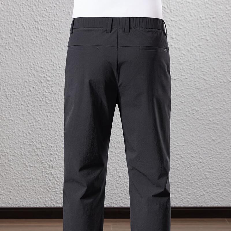 FengXun Men's Four-Way Stretch Straight-Leg Casual Pants