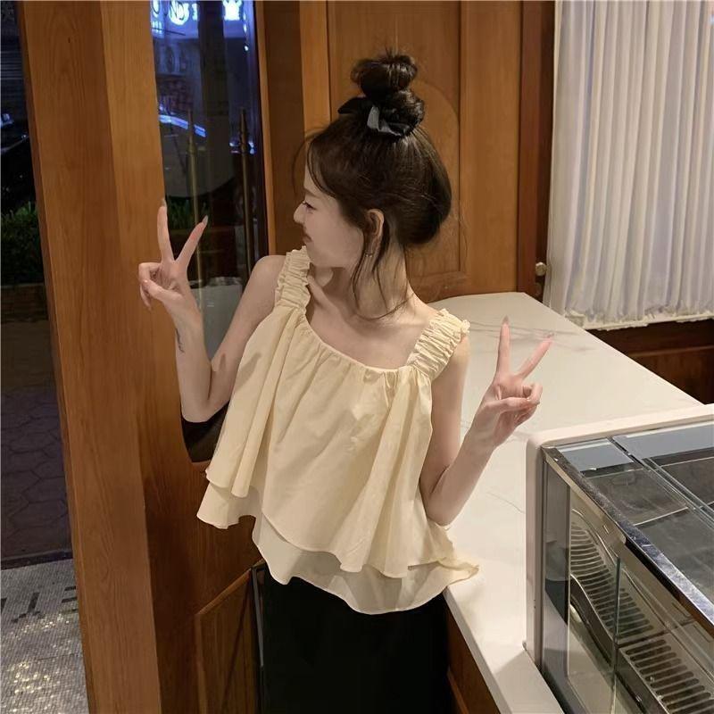 Women's Summer Loose-Fit Mori Style Camisole - Sweet & Spicy Design